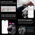 2025 Health Smart Watch – ECG+PPG, Blood Pressure, Blood Oxygen, Uric Acid, Bluetooth Call - Image 4