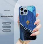 Wood Grain Dragon Rose Tempered Glass iPhone Case - Artistic Design Protective Cover - Image 5