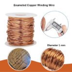 Enameled Copper Magnet Winding Wire 0.1–1.5mm – 50g Roll (1–3 Rolls) - Image 4