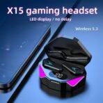 X15 TWS Gaming Earbuds – Bluetooth 5.3, Hybrid Driver & Noise Reduction - Image 4