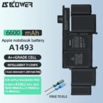 SKOWER A1493/A1582 MacBook Pro 13" Retina Battery — A1502 (Late 2013, Mid 2014, Early 2015) - Image 2