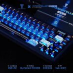 Titan Nation Interstellar Crossing Keycaps Original Height PBT Material PC Transparent Thermally Sublimated HighQuality 144 Keys - Image 4