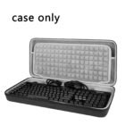 Geekria Full Size Keyboard Case, Hard Shell Travel Carrying Bag for 118 Key 104 Key Keyboards, Compatible with Corsair K100, K95