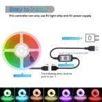 WiFi Bluetooth RGB COB LED Strip Light – 576 LEDs, 24/44 Key Remote, Flexible Tape Kit - Image 3