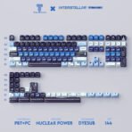 Titan Nation Interstellar Crossing Keycaps Original Height PBT Material PC Transparent Thermally Sublimated HighQuality 144 Keys - Image 23