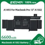 SKOWER A1493/A1582 MacBook Pro 13" Retina Battery — A1502 (Late 2013, Mid 2014, Early 2015)