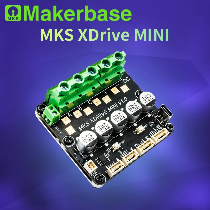 S706e7e7ff21c430aa8f4fb1c77fa786fF Makerbase MKS XRIVE MINI Brushless Servo Motor Controller – ODrive V3.6, AS5047P - Image 1
