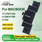 PINZHENG MacBook Pro 13"/15" Battery Replacement — A1278/A1286/A1342/A1398 & More