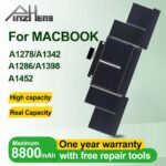 PINZHENG MacBook Pro 13"/15" Battery Replacement — A1278/A1286/A1342/A1398 & More