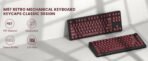 126 Keys Retro Dark Red PBT Keycap Set - Double Shot Cherry Profile for Mechanical Keyboards - Image 6