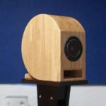 Personalized Nautilus Speaker Box, 3 Inch Solid Wood Bookshelf Speaker Cabinet for DIY 1 Pair