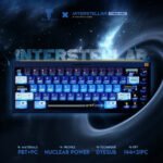 Titan Nation Interstellar Crossing Keycaps Original Height PBT Material PC Transparent Thermally Sublimated HighQuality 144 Keys