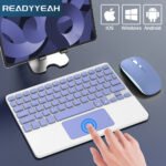 Touchpad Bluetooth Wireless Keyboard – For iPad, iPhone, Android, Windows PC & Laptop