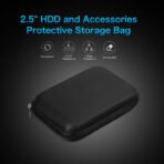 EVA Shockproof 2.5" Hard Drive Carrying Case - Protective HDD Pouch Bag - Image 9