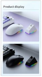 AJAZZ AJ139 V2 MC Wireless Gamer Mouse with Dock PAW3311 Gaming Sensor 12000DPI Max Tri-mode Connect Mice for Laptop PC - Image 18