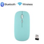 Silent Rechargeable Bluetooth Mouse – Dual Mode Wireless Ergonomic - Image 17