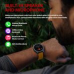 Ciberer Vertix Stratos 4 GPS Smart Watch – 1.43" AMOLED, Compass, Flashlight, 170+ Sports, 5ATM - Image 5