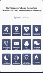 116Plus Smart Watch - Fitness Tracker with Heart Rate Monitor & Sleep Tracking - Image 7