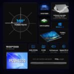 CHUWI MiniBook X N150 Laptop 10.51 Inch 16GB /12GB RAM 512GB SSD 2-in-1 Yoga Mode Intel Windows 11 Notebook 360° Flipable WiFi 6 - Image 2