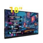 ZSUS 18-Inch 1080P 100Hz 100%sRGB Portable Monitor 16:9 HDR 350cd /M² For XBox PS4 / 5 Switch Cell Phone PC Loptop Extension - Image 15