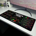Stock Market Chart Pattern Mouse Pad Large Game Mouse Mat Gaming Mousepad Speed Keyboard Pads Table Carpet Gamer Deskmat - Image 18