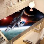 XXL Gaming Mouse Pad – Sci-Fi Space Design, Non-Slip Rubber Base - Image 23