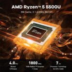 Beelink SER5 Max Mini PC – AMD Ryzen 7 6800U/7735HS, DDR5, WiFi 6, 2.5G LAN - Image 8