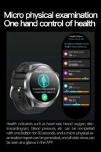2025 Health Smart Watch – ECG+PPG, Blood Pressure, Blood Oxygen, Uric Acid, Bluetooth Call - Image 15