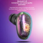 Mini Invisible Bluetooth 5.0 Earbuds - HiFi Wireless In-Ear Headphones with Mic - Image 2
