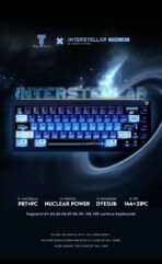 Titan Nation Interstellar Crossing Keycaps Original Height PBT Material PC Transparent Thermally Sublimated HighQuality 144 Keys - Image 7