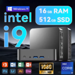 Mini PC Gamer Intel Core i9-10980HK – Windows 11 Pro, WiFi 6, 4K, Compact Gaming Desktop