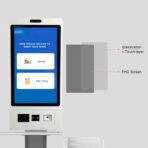 TouchWo 27"-32" Touch Screen Self-Service Kiosk - Windows/Android Ticket, Payment & Ordering Terminal - Image 4