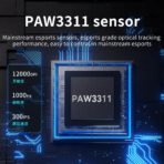 AJAZZ AJ139 V2 MC Wireless Gamer Mouse with Dock PAW3311 Gaming Sensor 12000DPI Max Tri-mode Connect Mice for Laptop PC - Image 5