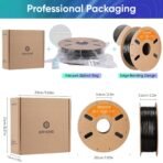 ERYONE PETG Hyper Speed 3D Printing Filament 1.75mm - Burning Titanium, 30-500mm/s - Image 6