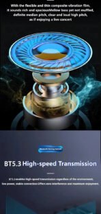 X15 Gaming TWS Earbuds – Bluetooth 5.3, LED Display & Noise Cancelling - Image 9
