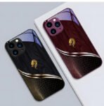 Wood Grain Dragon Rose Tempered Glass iPhone Case - Artistic Design Protective Cover - Image 9