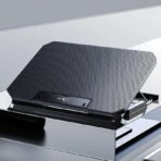 Q100 17" Gaming Laptop Cooling Pad - LED Screen, Dual USB, 2600RPM Fan Stand