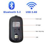 Silent Rechargeable Bluetooth Mouse – Dual Mode Wireless Ergonomic - Image 12
