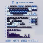 Titan Nation Interstellar Crossing Keycaps Original Height PBT Material PC Transparent Thermally Sublimated HighQuality 144 Keys - Image 20
