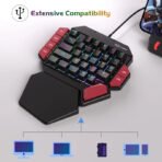 MageGee One-Handed Mini Mechanical Gaming Keyboard – 35 Keys, Hot-Swappable, Backlit, Wired for PC　Laptop　Desktop - Image 5