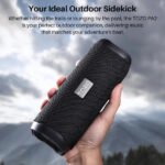 TOZO PA2 Portable Bluetooth Speaker – Deep Bass, 25H Playtime, Custom EQ App