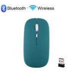 Silent Rechargeable Bluetooth Mouse – Dual Mode Wireless Ergonomic - Image 20
