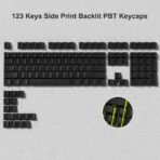 126 Keys Retro Dark Red PBT Keycap Set - Double Shot Cherry Profile for Mechanical Keyboards - Image 36