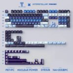 Titan Nation Interstellar Crossing Keycaps Original Height PBT Material PC Transparent Thermally Sublimated HighQuality 144 Keys - Image 6