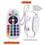 WiFi Bluetooth RGB COB LED Strip Light – 576 LEDs, 24/44 Key Remote, Flexible Tape Kit - Image 14