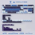 Titan Nation Interstellar Crossing Keycaps Original Height PBT Material PC Transparent Thermally Sublimated HighQuality 144 Keys - Image 18