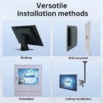 TouchWo 21.5"-27" Industrial Touch Screen All-in-One PC - Android & Windows 10 Commercial Monitor - Image 16