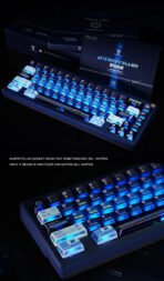 Titan Nation Interstellar Crossing Keycaps Original Height PBT Material PC Transparent Thermally Sublimated HighQuality 144 Keys - Image 13