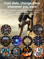 AMOLED Smart Watch for Men – Flashlight, Sports, Waterproof, Bluetooth Call + Box - Image 12