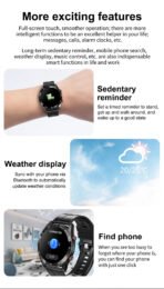 2026 Watch GT Series Smart Watch – ECG+PPG, GPS, HD Screen, BT Call, IP68 for Men & Women - Image 22